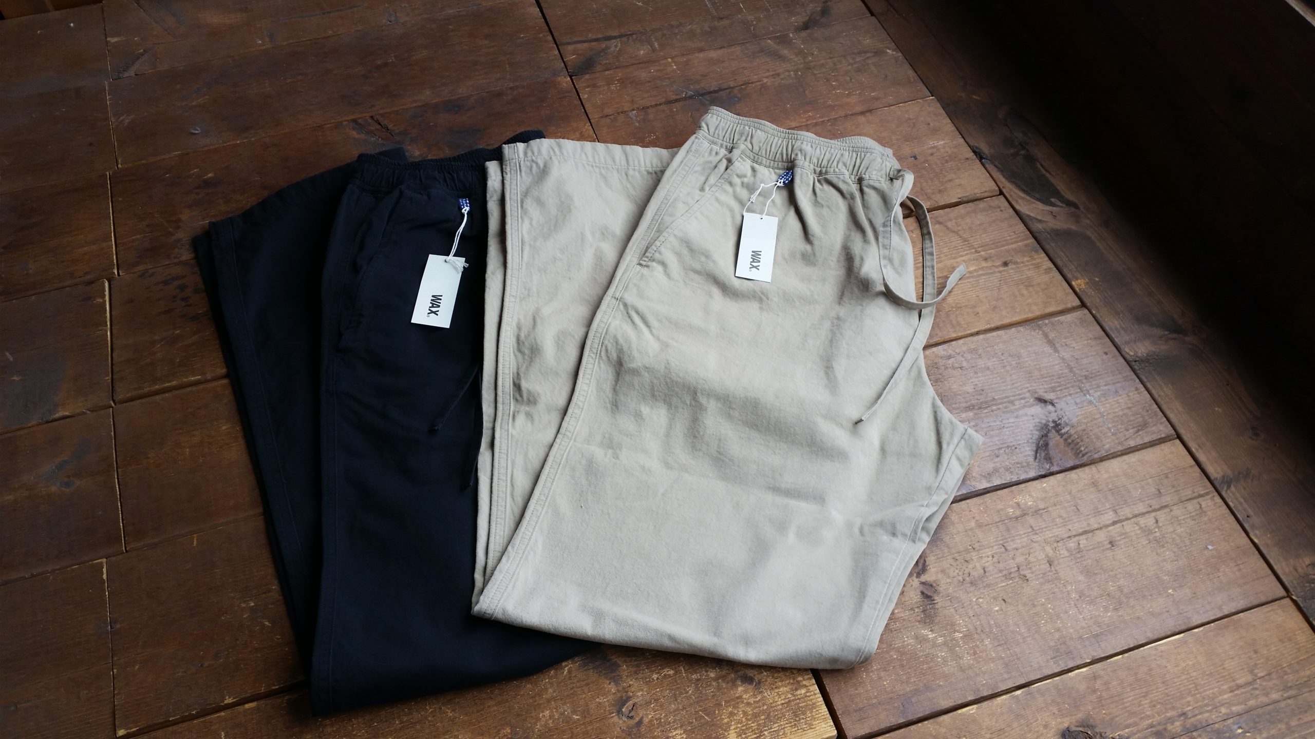 WAX Washed cotton easy pants［ gré｜青森市東大野のセレクトショップ ］