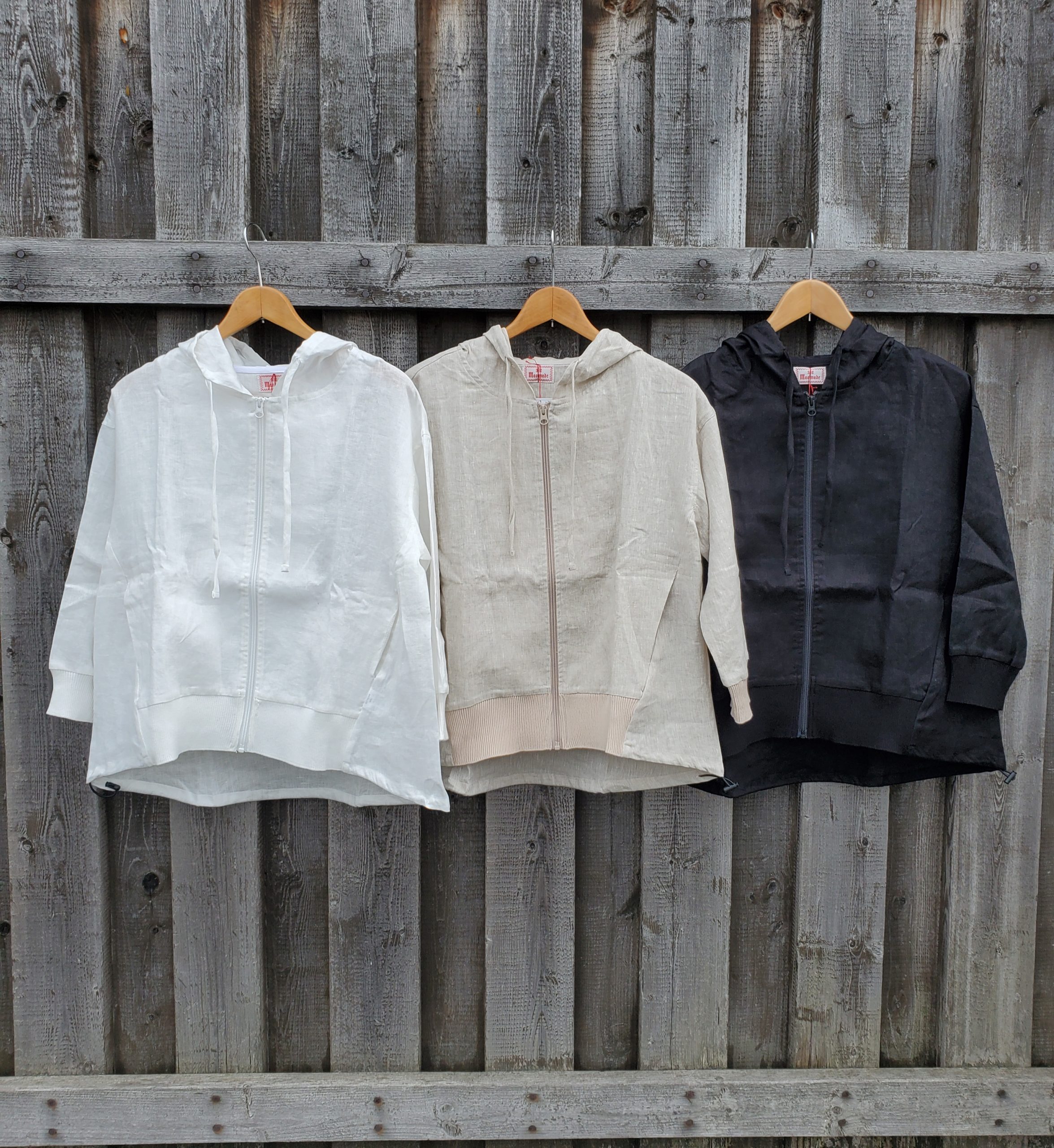 リネンAライン裾ドロストパーカー［ gré｜青森市東大野のセレクト